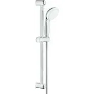 Душевой гарнитур GROHE Tempesta 100, 2 режима струи, душевая штанга 600 мм, 5,7 л/мин, хром (26803000)