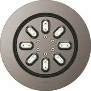 Боковой душ GROHE Rainshower Aqua, круглый, 2 режима струи, темный графит глянцевый (26801A00) Боковой душ GROHE Rainshower Aqua, круглый, 2 режима струи, темный графит глянцевый (26801A00)
