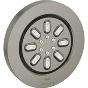 Боковой душ GROHE Rainshower Aqua, круглый, 2 режима струи, темный графит матовый (26801AL0) Боковой душ GROHE Rainshower Aqua, круглый, 2 режима струи, темный графит матовый (26801AL0)