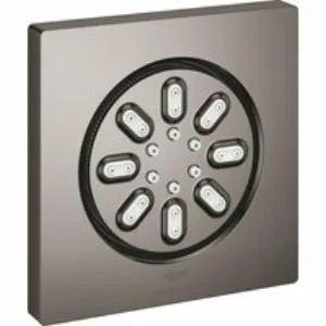 Боковой душ GROHE Rainshower Aqua, квадратный, 2 режима струи, темный графит глянцевый (26802A00) Боковой душ GROHE Rainshower Aqua, квадратный, 2 режима струи, темный графит глянцевый (26802A00)
