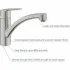 Смеситель для кухни GROHE Start с низким изливом, суперсталь (32441DC2) Смеситель для кухни GROHE Start с низким изливом, суперсталь (32441DC2)