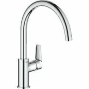Смеситель для кухонной мойки GROHE Start Edge с высоким C-образным изливом, хром (31369001)