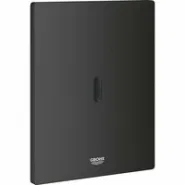 Панель смыва для унитаза GROHE Tectron Bau E инфракрасная, питание от сети 230V, фантомный черный (39881KF0)