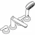 Смеситель для ванны GROHE BauEdge, хром (2512000A) Смеситель для ванны GROHE BauEdge, хром (2512000A)