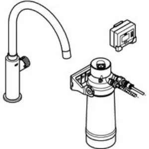 Кран для кухонной мойки GROHE Blue Pure Mono с функцией фильтрации, с фильтром в комплекте, хром (30387000) Кран для кухонной мойки GROHE Blue Pure Mono с функцией фильтрации, с фильтром в комплекте, хром (30387000)