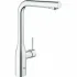 Смеситель для кухонной мойки GROHE Accent с вытяжным L-образным изливом с аэратором, хром (30432000) Смеситель для кухонной мойки GROHE Accent с вытяжным L-образным изливом с аэратором, хром (30432000)