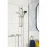 Ручной душ GROHE Vitalio Start 100, 3 режима, хром/черный (26031000) Ручной душ GROHE Vitalio Start 100, 3 режима, хром/черный (26031000)