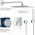 Душевая система GROHE Eurocube со смесителем для душа, хром (25238000) Душевая система GROHE Eurocube со смесителем для душа, хром (25238000)