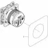 Душевая система GROHE Eurocube со смесителем для душа, хром (25238000) Душевая система GROHE Eurocube со смесителем для душа, хром (25238000)