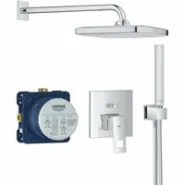 Душевая система GROHE Eurocube, с верхним душем Tempesta 250 Cube, хром (25239000)