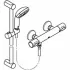 Термостат для душа GROHE Grohtherm 500 с душевым гарнитуром, хром (34797000) Термостат для душа GROHE Grohtherm 500 с душевым гарнитуром, хром (34797000)