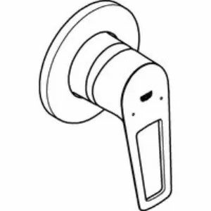 Смеситель для душа GROHE BauLoop в комплекте с монтажной частью, хром (29042001) Смеситель для душа GROHE BauLoop в комплекте с монтажной частью, хром (29042001)
