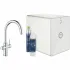 Смеситель для кухонной мойки GROHE Blue Red in One с системой охлаждения, нагревания и газирования воды, с Wi-Fi, хром (31852000) Смеситель для кухонной мойки GROHE Blue Red in One с системой охлаждения, нагревания и газирования воды, с Wi-Fi, хром (31852000)
