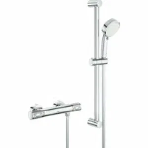 Термостат для душа GROHE Grohtherm 1000 Performance с душевым гарнитуром, хром (34834000) Термостат для душа GROHE Grohtherm 1000 Performance с душевым гарнитуром, хром (34834000)