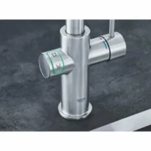 Смеситель для кухонной мойки GROHE Blue Home с системой фильтрации, охлаждения и газирования воды, суперсталь (31455DC1) Смеситель для кухонной мойки GROHE Blue Home с системой фильтрации, охлаждения и газирования воды, суперсталь (31455DC1)