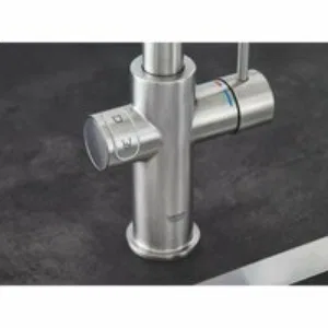 Смеситель для кухонной мойки GROHE Blue Home с системой фильтрации, охлаждения и газирования воды, суперсталь (31455DC1) Смеситель для кухонной мойки GROHE Blue Home с системой фильтрации, охлаждения и газирования воды, суперсталь (31455DC1)