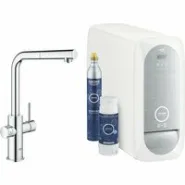Смеситель для кухонной мойки GROHE Blue Home с системой фильтрации, охлаждения и газирования воды, Wi-Fi, хром (31539000)