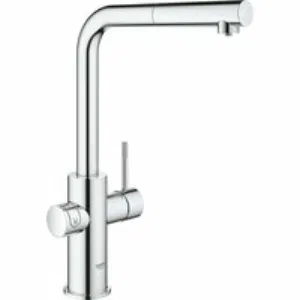 Смеситель для кухонной мойки GROHE Blue Home с системой фильтрации, охлаждения и газирования воды, Wi-Fi, хром (31539000) Смеситель для кухонной мойки GROHE Blue Home с системой фильтрации, охлаждения и газирования воды, Wi-Fi, хром (31539000)
