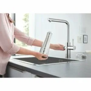 Смеситель для кухонной мойки GROHE Blue Home с системой фильтрации, охлаждения и газирования воды, Wi-Fi, хром (31539000) Смеситель для кухонной мойки GROHE Blue Home с системой фильтрации, охлаждения и газирования воды, Wi-Fi, хром (31539000)