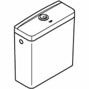 Смывной бачок для унитаза GROHE Bau Ceramic, альпин-белый (39911000) Смывной бачок для унитаза GROHE Bau Ceramic, альпин-белый (39911000)