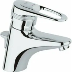 Смеситель для раковины GROHE Europlus с донным клапаном, хром (33153000) Смеситель для раковины GROHE Europlus с донным клапаном, хром (33153000)
