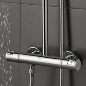 Душевая система GROHE Vitalio Joy System 180 с термостатом для душа, хром (27298001) Душевая система GROHE Vitalio Joy System 180 с термостатом для душа, хром (27298001)