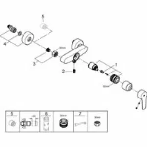 Смеситель для душа GROHE Start, хром (32279002) Смеситель для душа GROHE Start, хром (32279002)