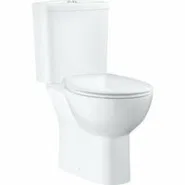 Унитаз напольный GROHE Bau Ceramic с бачком и сиденьем, альпин-белый (39604000)