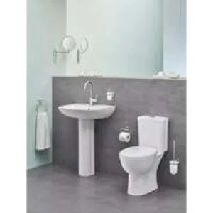Унитаз напольный GROHE Bau Ceramic с бачком и сиденьем, альпин-белый (39604000) Унитаз напольный GROHE Bau Ceramic с бачком и сиденьем, альпин-белый (39604000)
