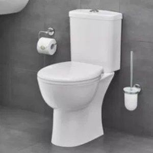 Унитаз напольный GROHE Bau Ceramic с бачком и сиденьем, альпин-белый (39604000) Унитаз напольный GROHE Bau Ceramic с бачком и сиденьем, альпин-белый (39604000)