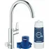 Смеситель для кухонной мойки GROHE Blue Pure BauCurve с функцией фильтрации, с фильтром в комплекте, хром (119709) Смеситель для кухонной мойки GROHE Blue Pure BauCurve с функцией фильтрации, с фильтром в комплекте, хром (119709)