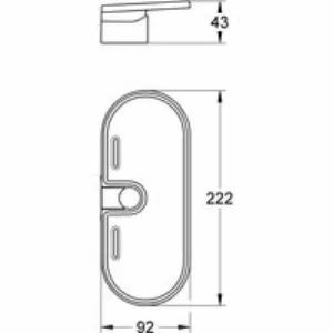 Пластиковая полочка GROHE Vitalio (27725000) Пластиковая полочка GROHE Vitalio (27725000)