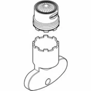 Комплект аэраторов GROHE 7,2 л/мин + 14,9 л/мин резьбой М16,5 (13937000) Комплект аэраторов GROHE 7,2 л/мин + 14,9 л/мин резьбой М16,5 (13937000)