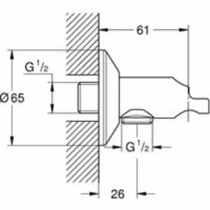 Готовый комплект для гигиенического душа GROHE BauFlow, хром (NW0067) Готовый комплект для гигиенического душа GROHE BauFlow, хром (NW0067)