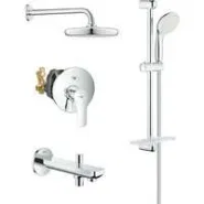 Готовый комплект для ванной комнаты GROHE Eurosmart скрытого монтажа, хром (NB0062)