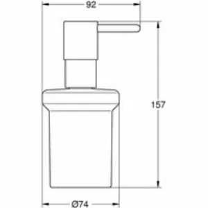 Дозатор жидкого мыла GROHE Essentials, хром (40394001) Дозатор жидкого мыла GROHE Essentials, хром (40394001)