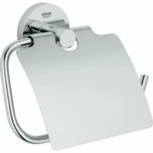 Держатель для туалетной бумаги, GROHE Essentials, с крышкой, хром, (40367001) Держатель для туалетной бумаги, GROHE Essentials, с крышкой, хром, (40367001)