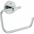 Держатель для туалетной бумаги без крышки GROHE Essentials, хром (40689001) Держатель для туалетной бумаги без крышки GROHE Essentials, хром (40689001)