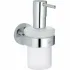Дозатор жидкого мыла GROHE Essentials с держателем, хром (40448001) Дозатор жидкого мыла GROHE Essentials с держателем, хром (40448001)
