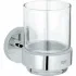 Стакан с держателем GROHE Essentials, хром (40447001) Стакан с держателем GROHE Essentials, хром (40447001)