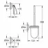 Набор аксессуаров, GROHE Essentials, 3 в 1, хром, (40407001) Набор аксессуаров, GROHE Essentials, 3 в 1, хром, (40407001)