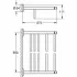 Полочка для полотенец GROHE Essentials 550 мм, хром (40800001) Полочка для полотенец GROHE Essentials 550 мм, хром (40800001)