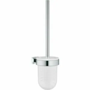 Туалетный ёршик GROHE Essentials Cube с держателем, хром (40513001) Туалетный ёршик GROHE Essentials Cube с держателем, хром (40513001)