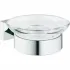 Мыльница с держателем GROHE Essentials Cube, хром (40754001) Мыльница с держателем GROHE Essentials Cube, хром (40754001)