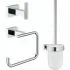 Набор аксессуаров 3 в 1, GROHE Essentials Cube, хром, (40757001) Набор аксессуаров 3 в 1, GROHE Essentials Cube, хром, (40757001)
