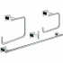 Набор аксессуаров GROHE Essentials Cube (4 предмета), хром (40778001) Набор аксессуаров GROHE Essentials Cube (4 предмета), хром (40778001)