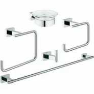 Набор аксессуаров GROHE Essentials Cube (5 предметов), хром (40758001)