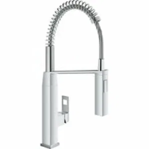 Смеситель для кухонной мойки GROHE Eurocube профессиональный, хром (31395000) Смеситель для кухонной мойки GROHE Eurocube профессиональный, хром (31395000)