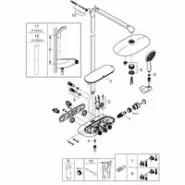 Душевая система GROHE Rainshower System SmartControl 360 DUO с термостатом для душа, хром (26250000)