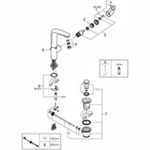 Смеситель для раковины GROHE Eurostyle, L-size, хром (23569003) Смеситель для раковины GROHE Eurostyle, L-size, хром (23569003)